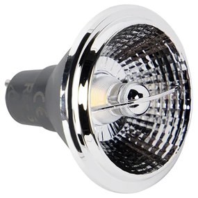 Conjunto de 5 lâmpadas LED AR70 GU10 6W 2000K-3000K dim a quente