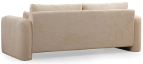 Sofá 3 Lugares Lily – Bege – 215 x 97 x 73 cm