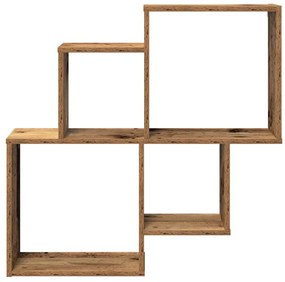 Prateleira de parede madeira antiga 80x15x78,5 cm
