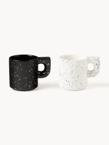 Chávenas de porcelana artesanais Aiko, conjunto de 2