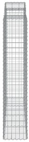 Cestos gabião arqueados 13 pcs 200x50x200/220 ferro galvanizado