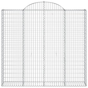 Cestos gabião arqueados 7pcs 200x50x180/200cm ferro galvanizado