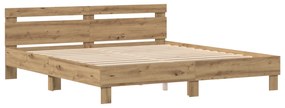 Estrado de Cama em Madeira Carvalho Artesanal