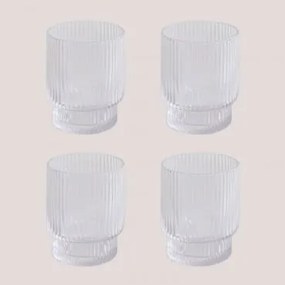 Pack De 4 Copos De 30 Cl Yulia Transparente - Sklum
