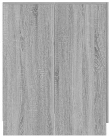 Armário máquina de lavar roupa 71x71,5x91,5 cm sonoma cinza