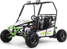 Buggy gasolina para crianças 125cc Roan Triton 2 Lugares R7 Verde