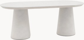 Mesa de jantar oval Pedra, 200 x 90 cm