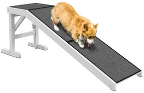 PawHut Rampa para Cães de Madeira Rampa para Animais de Estimação com