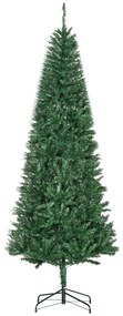 HOMCOM Árvore de Natal Artificial 210cm com 865 Ramos Ecológicos Decor