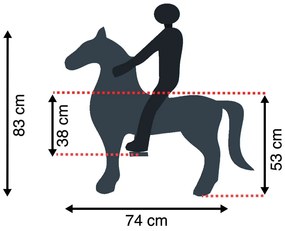 PONYCYCLE MY PONY, andar de Unicornio, 3 - 6 anos (MP2022-S)