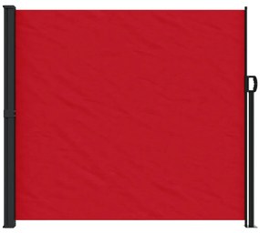 Toldo lateral retrátil 180x600 cm vermelho