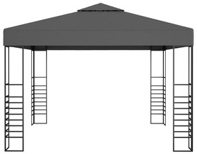 Tenda de jardim 3x3m antracite