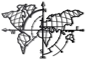 Acessório Decorativo de Parede Mt-04 – Preto – 65 x 95 cm