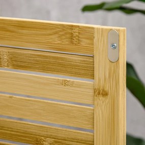 Armário Pandi em Bambú com Portas em Ripas - Design Natura