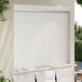 Persiana de enrolar em alumínio 160x150 cm branco