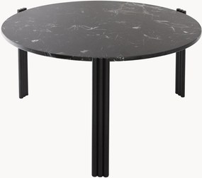 Mesa de centro redonda com tampo em mármore Tribus