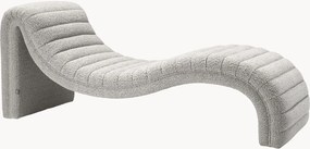 Chaise longue em bouclé Pioneer