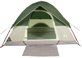 Tenda de campismo cúpula para 2 pessoas impermeável verde