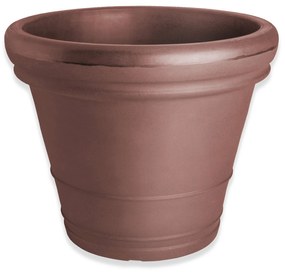 Vaso Plástico Duplo Bordo Redondo Bronze N.100 99X74cm