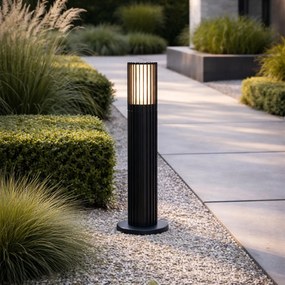 Balizador de exterior de design preto 50 cm IP44 - Boris