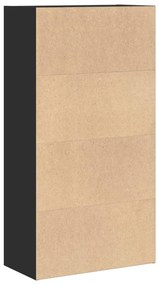 Estante 60x30x114 cm derivados de madeira preto