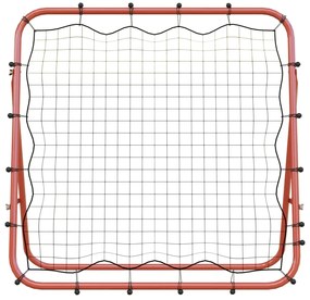 Rede de ressalto para futebol ajustável 96x80x96 cm aço e PE