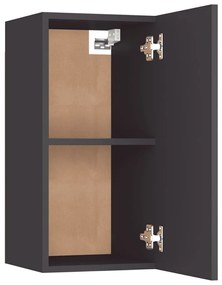 Móveis de TV 2 pcs 30,5x30x60 cm derivados de madeira cinzento