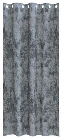 Cortinas de Veludo 2 Pçs com Ilhós Cinza Prata 260x140 cm