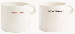 Canecas pintadas à mão Perfect Morning, conjunto de 2