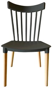 Cadeira de Sala de Jantar Versa Preto Madeira Polipropileno (52,5 X 80 X 43 cm)