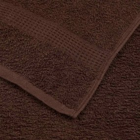 Toalhas de banho 10 pcs 100x150 cm 360gsm 100% algodão castanho