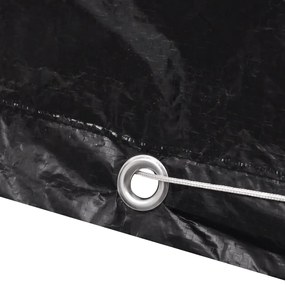 Conjunto capas p/ mobiliário jardim 2 pcs 8 ilhós 180x140 cm