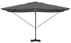 Guarda-sol de Braço Articulado - Antracite Antracite Poliéster