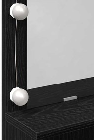 Mesa de vestir Carvalho preto Aglomerado