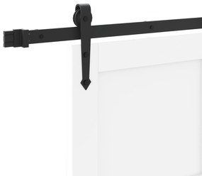 Porta Deslizante vidaXL com Conjunto de Acessórios Branca 93x202 cm Ma