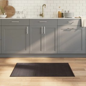 vidaXL Tapete retangular 60x100 cm bambu castanho-escuro