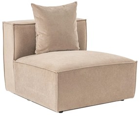 Sofá de 1 Lugar Sora – Cappuccino – 80 cm x 65 cm x 95 cm