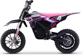Moto elétrica de cross para crianças Motors Panther 550W Rosa