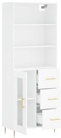 Armário alto 69,5x34x180 cm derivados de madeira branco