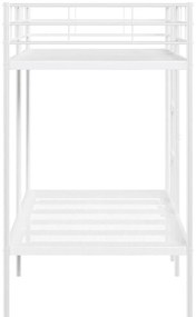 Beliche sem colchão 90x200 cm aço branco