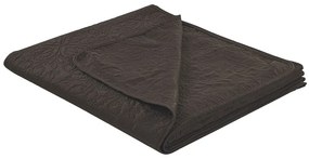Colcha com relevo castanha 220 x 240 cm RAYEN Beliani