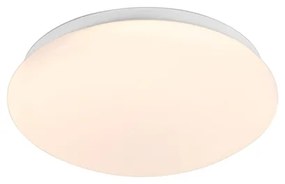 Candeeiro de teto moderno branco 26 cm com LED - Iene Moderno
