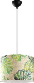 Candeeiro de Teto Abajur – Multicolor – Diâmetro 40 cm, Altura 124 cm