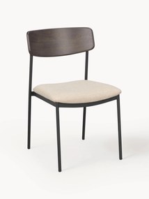 Oak Wood Upholstered Chairs Maymont, Set of 2