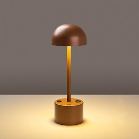 Candeeiro de Mesa Sept – Cobre – Diâmetro 10 cm Altura 29 cm
