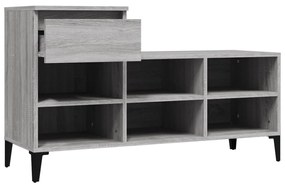 Sapateira 102x36x60 cm derivados de madeira cinzento sonoma