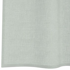 Cortinas de voile com ilhós 2 pcs cinzento-claro 140x260 cm