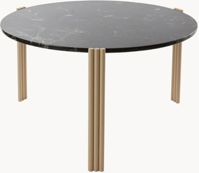 Mesa de centro redonda com tampo em mármore Tribus