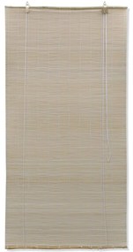 Estores de rolo em bambu natural 4 pcs 120x160 cm