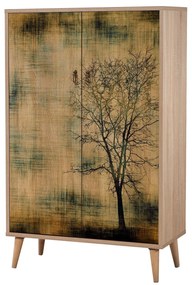 Armário Multiuso Multibox – Carvalho Sonoma – 80x127x36 cm